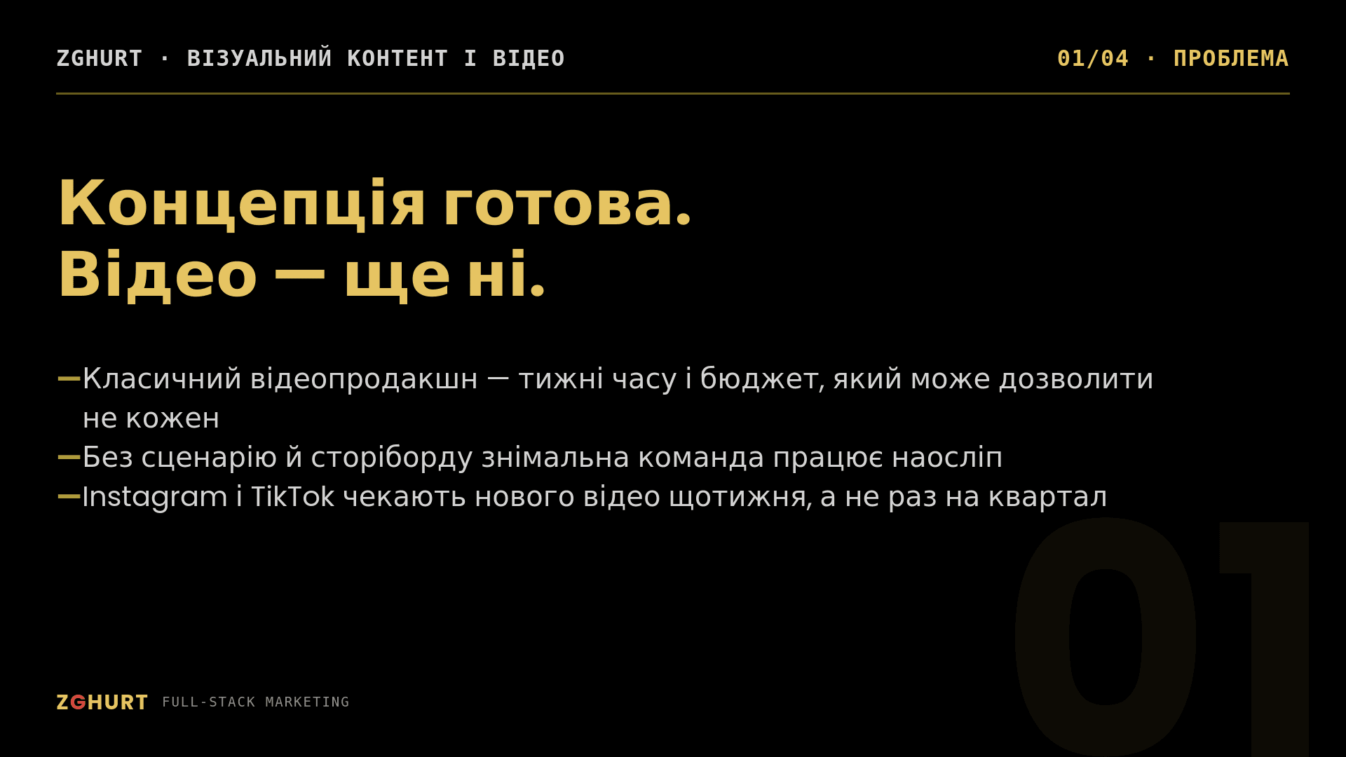 Візуальний контент і відео